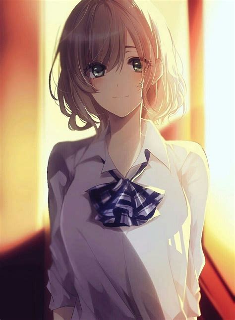 short haired anime characters|short blonde hair anime girl.